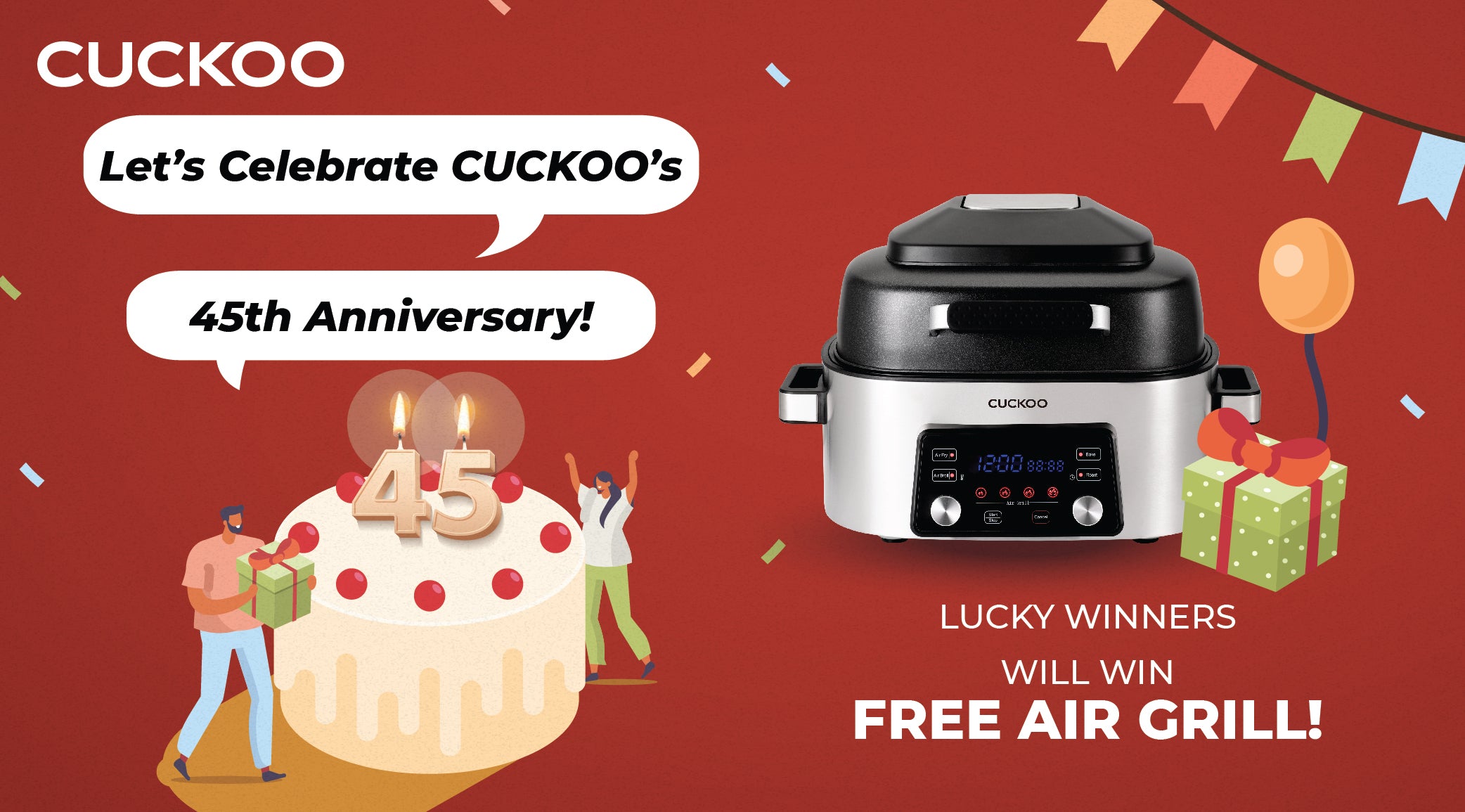 Celebrate 45th Anniversary, Leave Us Your Comments on Our Social