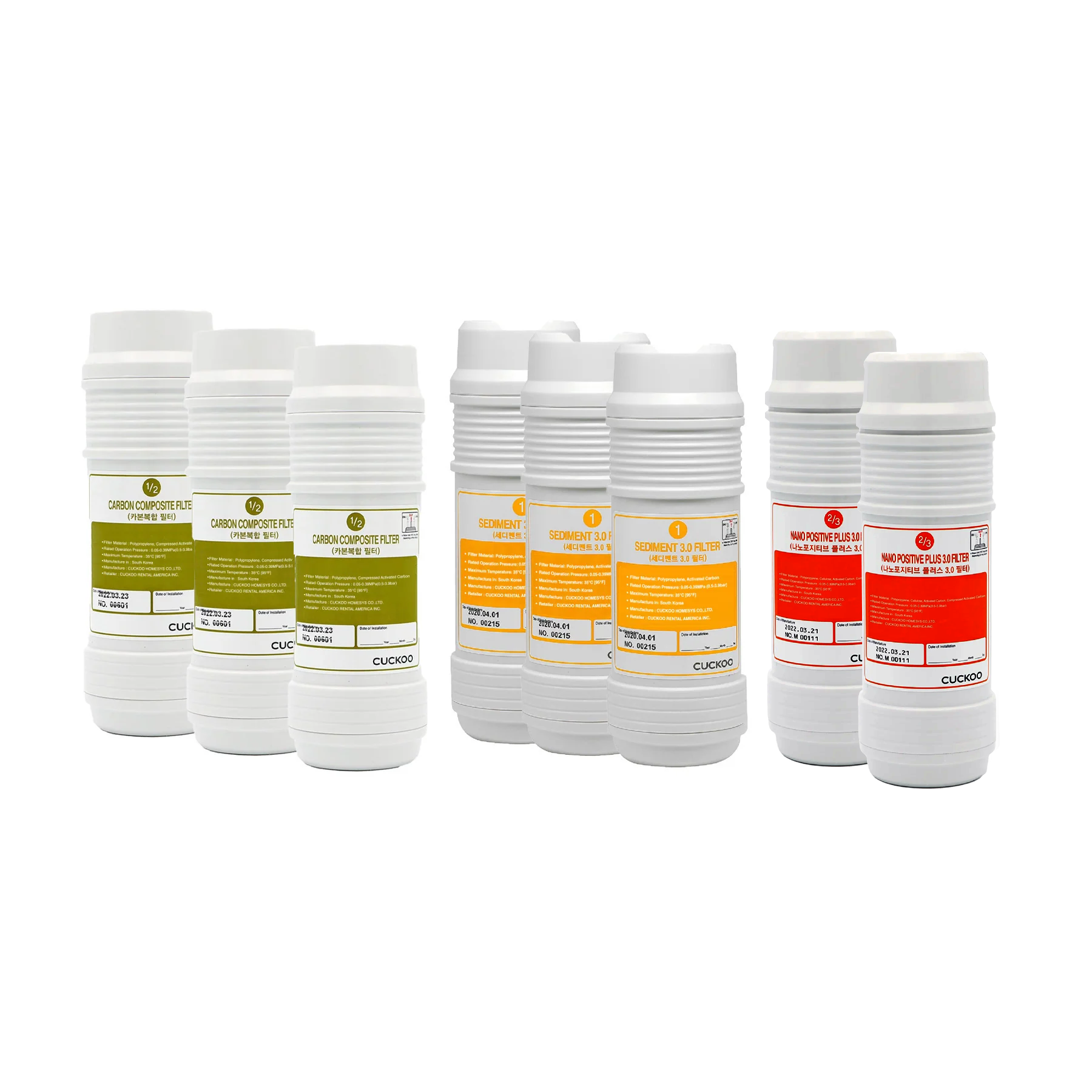 Filter Bundle (1 year supply) : CP-SN102HW (CPFS-S12M0803US/US)