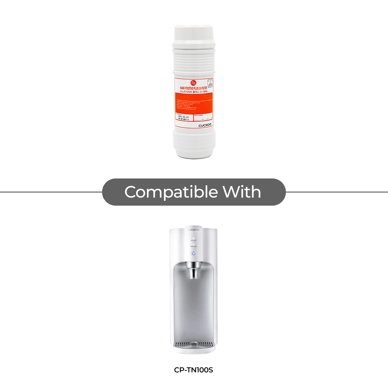 Nano Positive Plus 3.0 Filter (CPF-803NP/US)