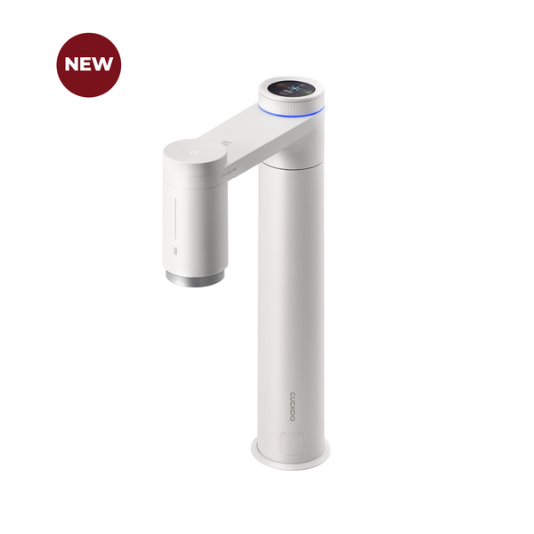 Cuckoo Steam 100 Built-in Water Purifier in Lumi White with a New badge. (CP-AAN100UL)