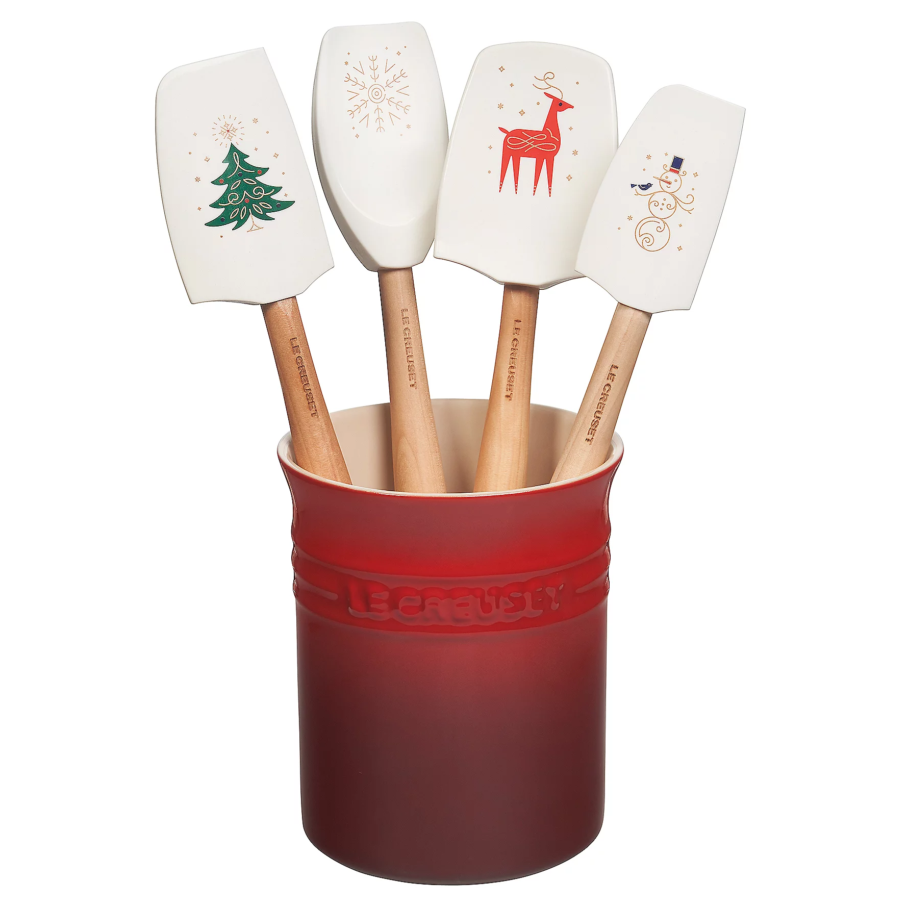 [C04] Le Creuset Noël Collection 5-Piece Utensil Set